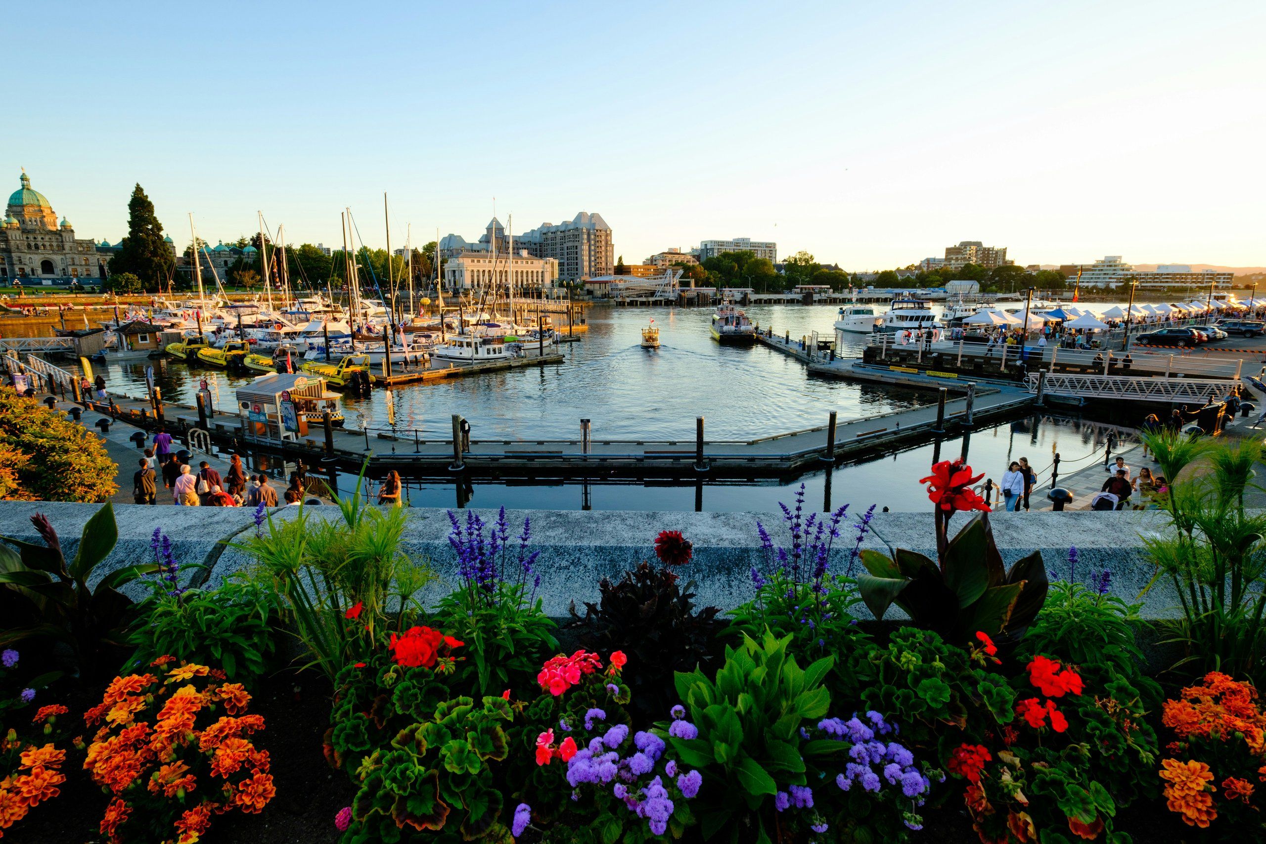 Victoria Inner Harbour and the Parliament Buildings